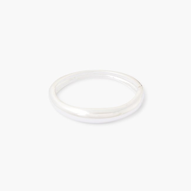 Jonc articulé argenté v019844 <span itemprop=