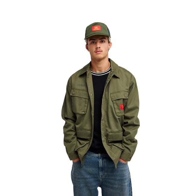 Veste militaire BOB MARLEY UPRISING vert grape leaf <span itemprop=