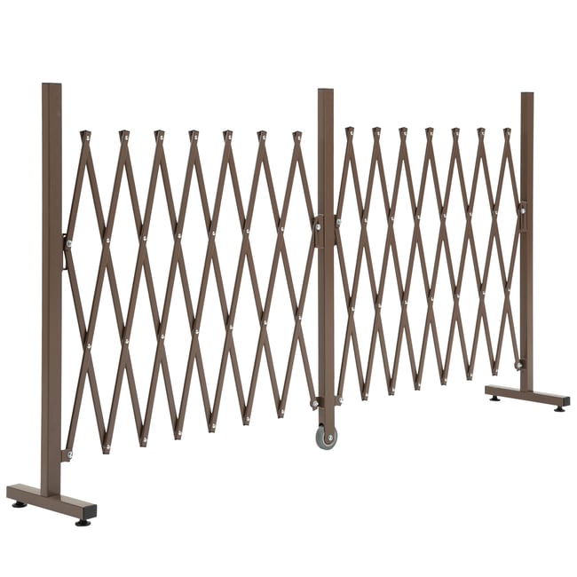 Clôture Métal Marron marron <span itemprop=