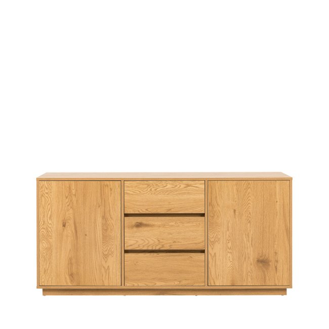 Buffet 2 portes, 3 tiroirs en bois L180cm- SINCE Couleur bois clair <span itemprop=