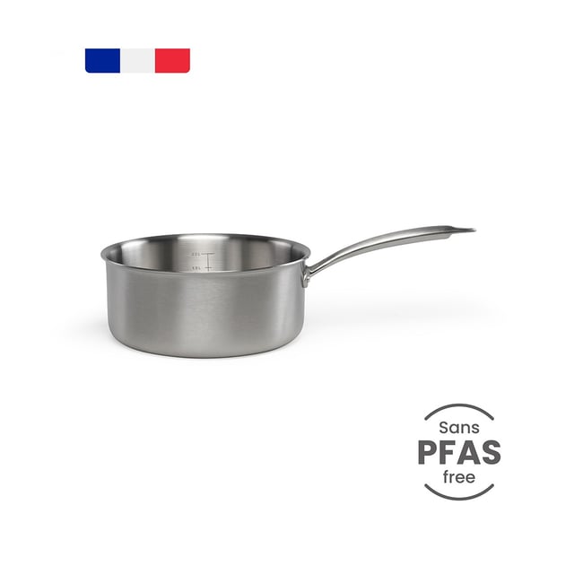 Brigade - Casserole en acier inoxydable 20 cm - LIVOO