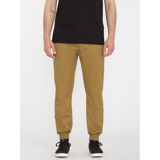 Pantalon Elastique FRICKIN SLIM dark khaki <span itemprop=