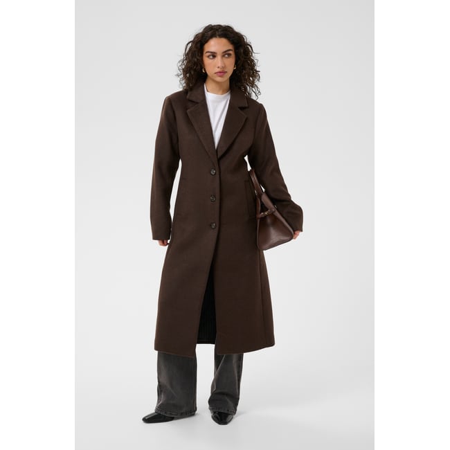 Manteau marron coffee bean <span itemprop=