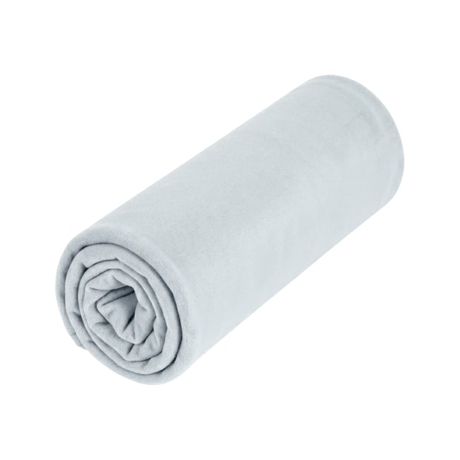 Drap Housse   Flanelle De Coton - MONTAGNE blanc <span itemprop=