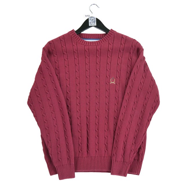 Pull - Très bon état rouge <span itemprop=