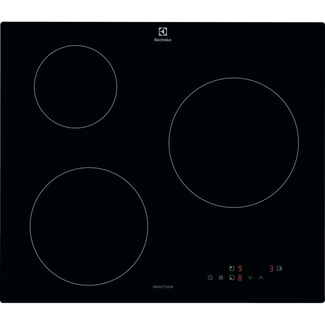 Plaque induction EIB60320CK - 3 foyers Noir 60cm - ELECTROLUX