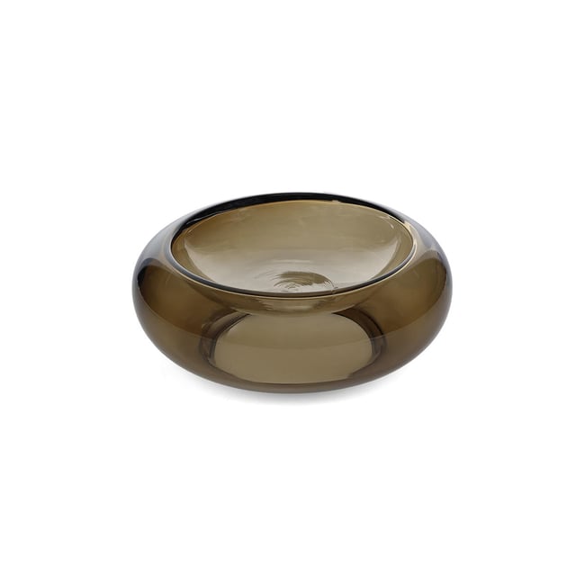 Plat Décoratif VESPER Couleur marron <span itemprop=