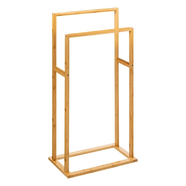 Porte Serviettes Sur Pied Bambou Couleur v002235 <span itemprop=