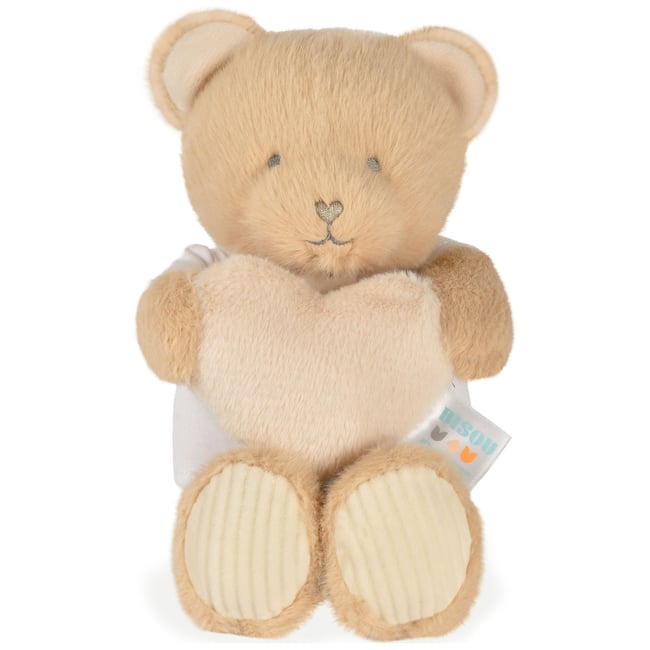 Peluche Ours Cœur Unicef marron <span itemprop=