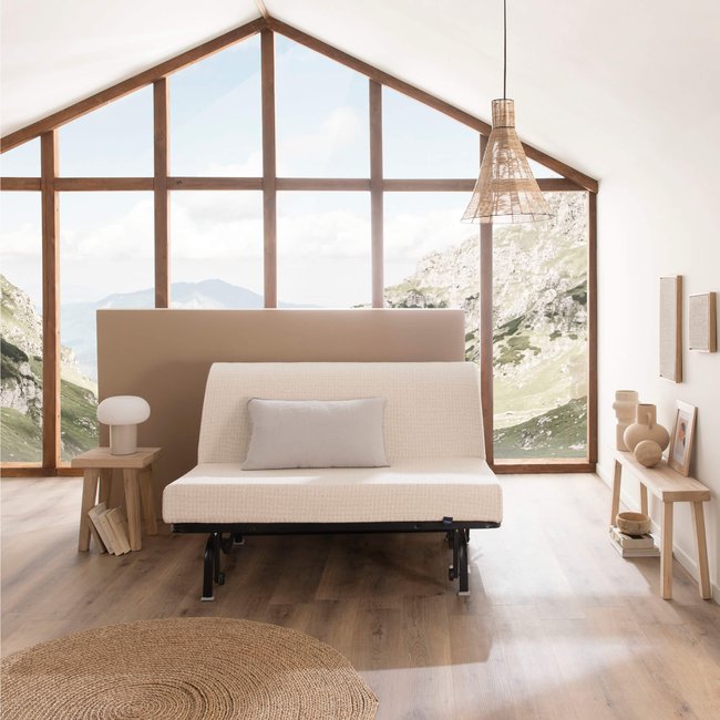 Matelas naturel latex naturel Aube BZ Couleur ecru <span itemprop=