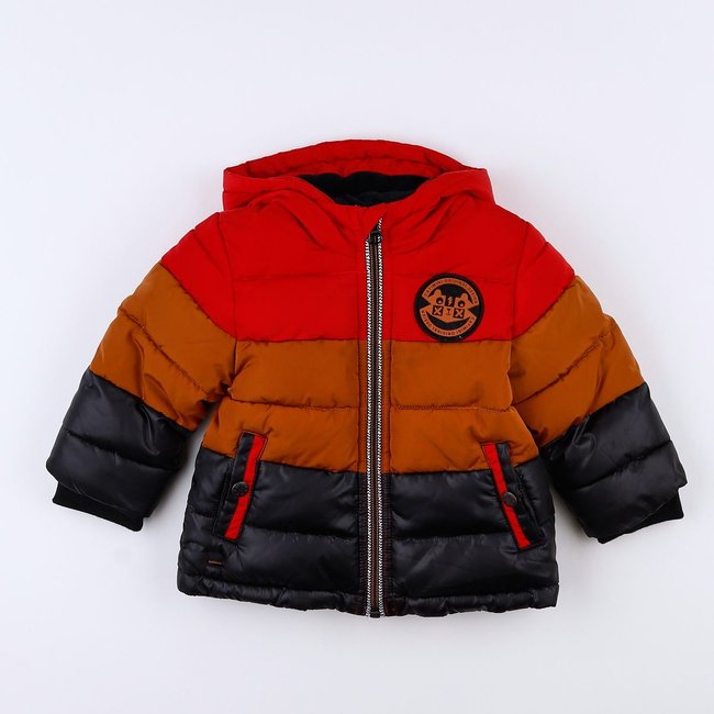 Doudoune - Très bon état marron, noir,rouge <span itemprop=