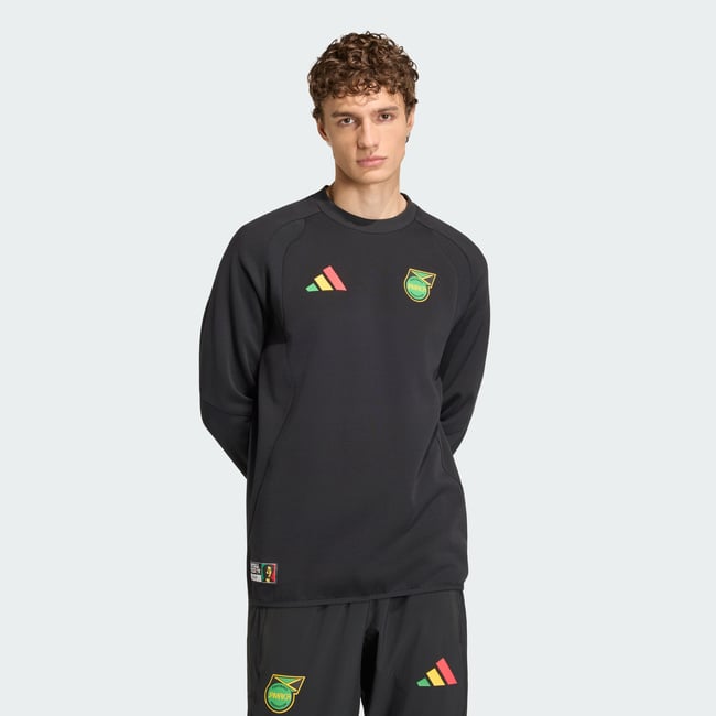 Sweat-Shirt Ras-Du-Cou Tiro Tech Jamaïque X Bob Marley black <span itemprop=