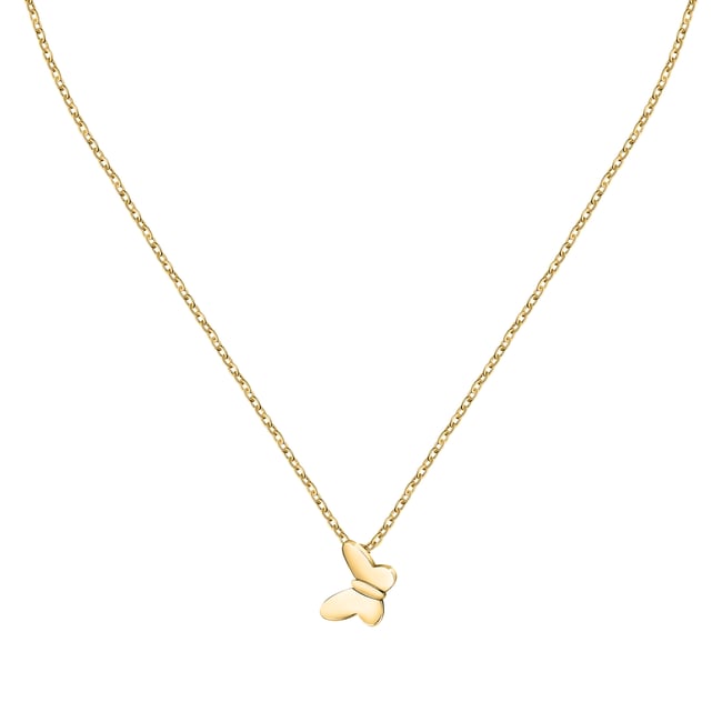 Collier en acier, cristaux, TALISMANI or jaune <span itemprop=