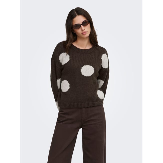 Pull En Maille marron - coffee bean 1 <span itemprop=