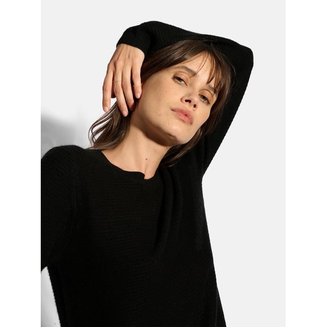 Pull Col Bateau Noir Nethy noir <span itemprop=