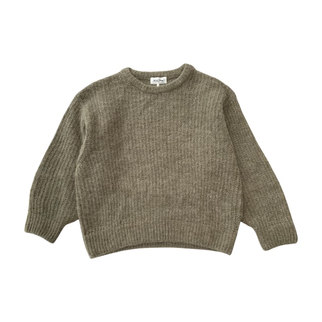 Pull enfant - Très bon état vert <span itemprop=