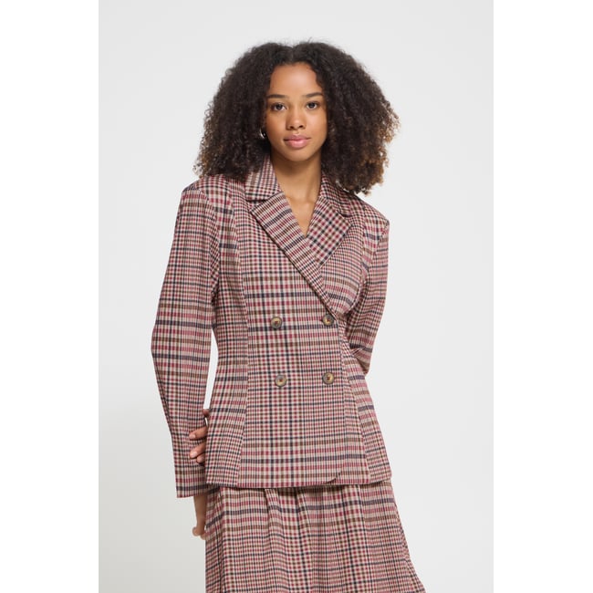 Blazer big check <span itemprop=