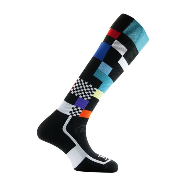 Mi-bas ski Homme/femme MOSAIC SKI multicolore <span itemprop=