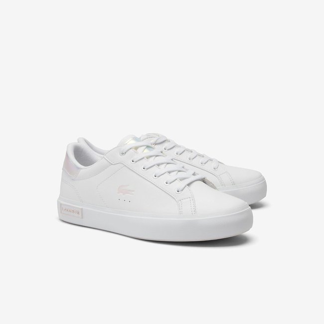 Sapatilhas Powercourt branco/rosa <span itemprop=