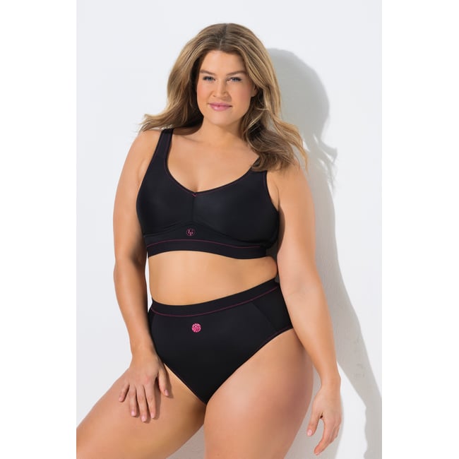 Soutien-gorge de sport rose vif <span itemprop=