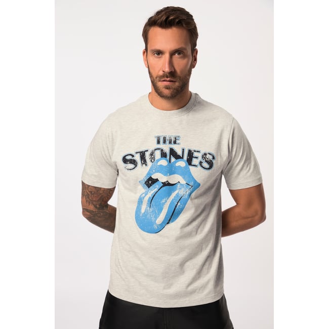 T-shirt, groupe Rolling Stones gris clair chiné <span itemprop=