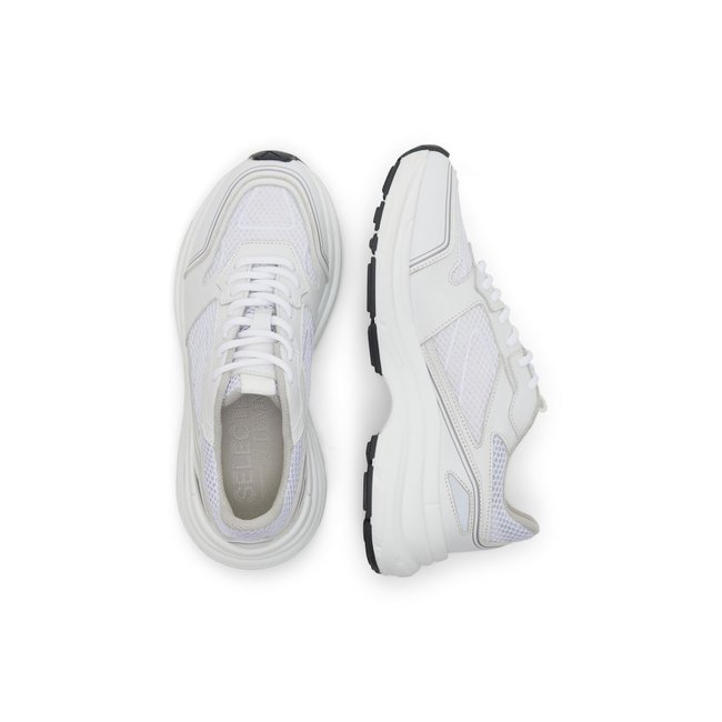 Baskets SELECTED FEMME white <span itemprop=
