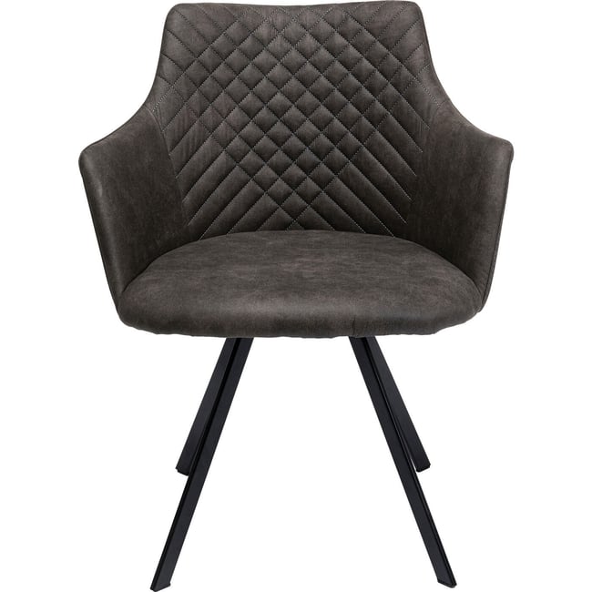Chaise avec accoudoirs pivotante, COCO - KARE DESIGN