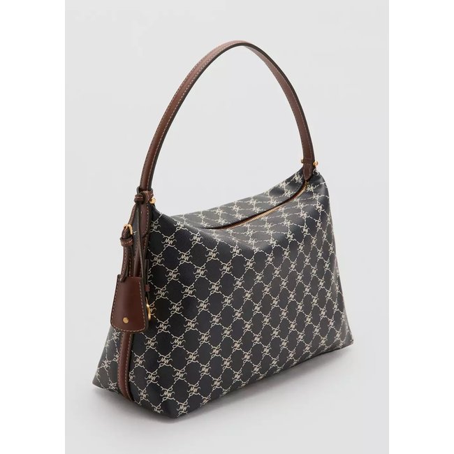 Petit sac à épaule avec logo bleu marine <span itemprop=