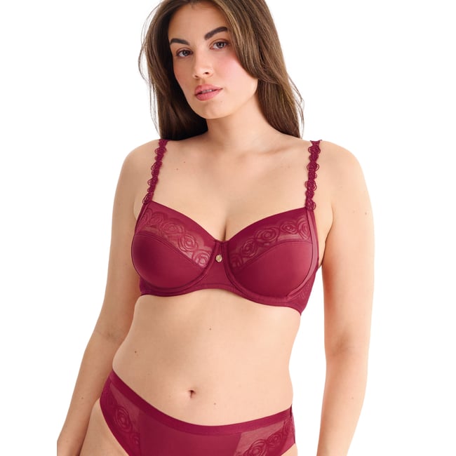 Soutien-gorge armaturé RUBY rouge <span itemprop=