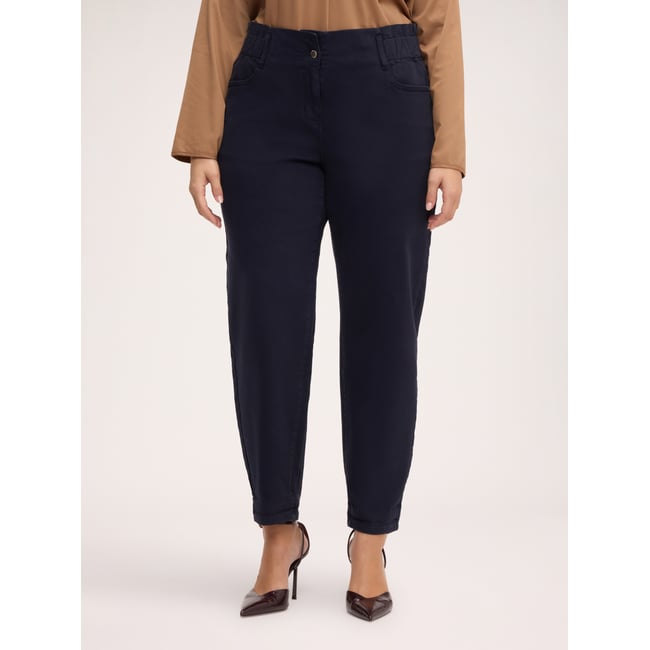 Pantalon Balloon bleu <span itemprop=