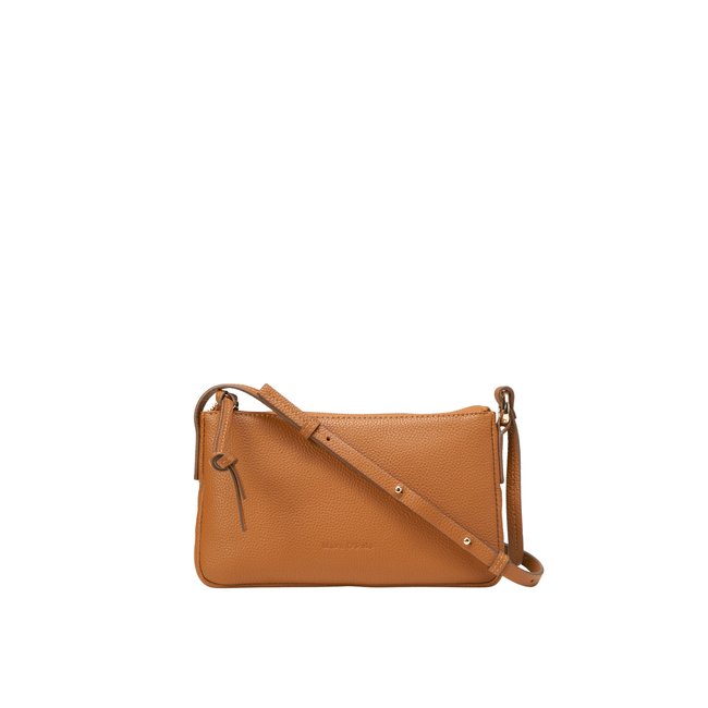 Sac à bandoulière en cuir de vache noble marron <span itemprop=