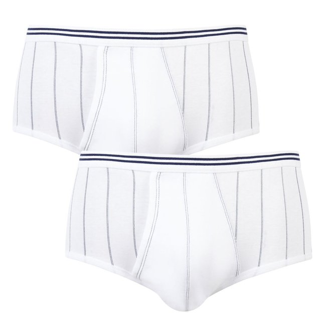 Pack of 2 High Waist Briefs, white, EMINENCE