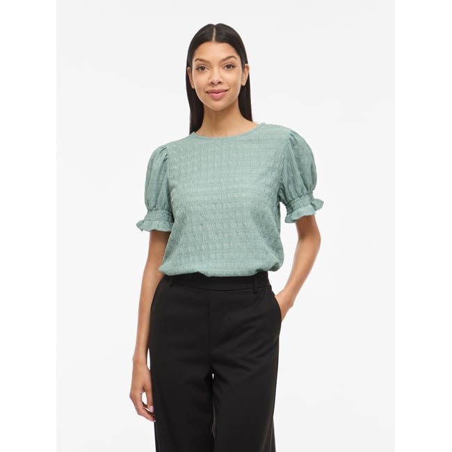 Top À Manches Courtes blue surf <span itemprop=