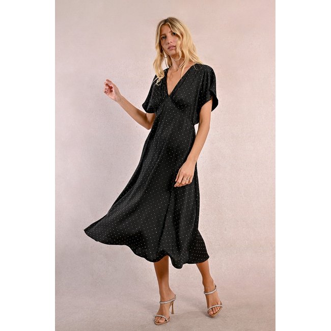 Robe longue satinée - MOLLY BRACKEN