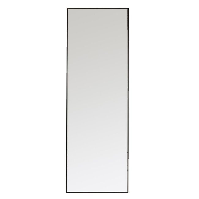 Miroir Bella 130x30cm Couleur noir <span itemprop=