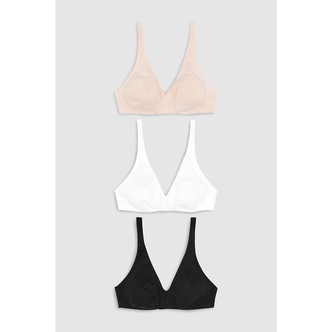 Brassières non rembourrées et daisy, lot de 3 - NEXT