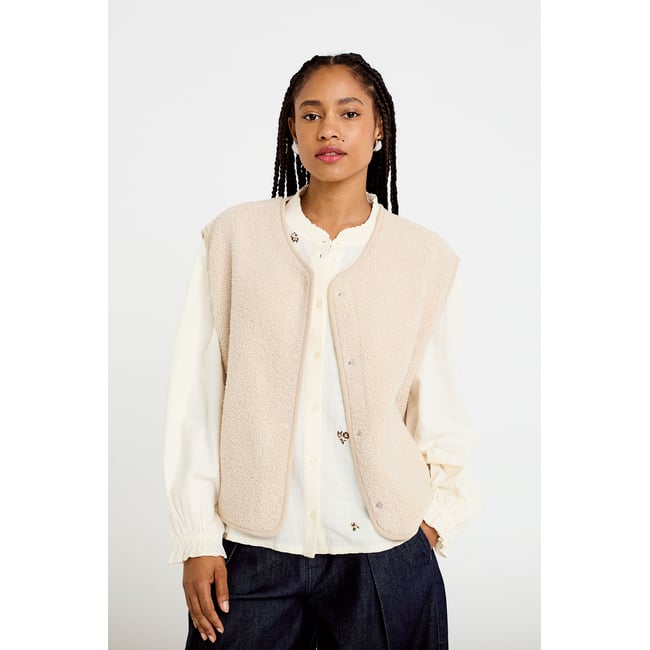 Gilet  sans manches effet polaire - CACHE CACHE