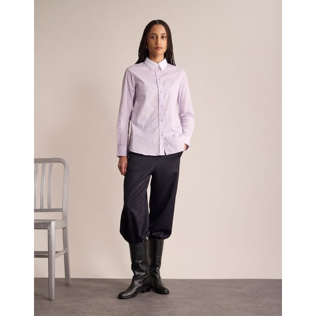 Chemise Martin violet <span itemprop=