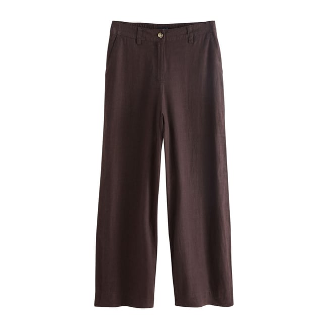 Pantalon large habillé en mélange de lin - NEXT