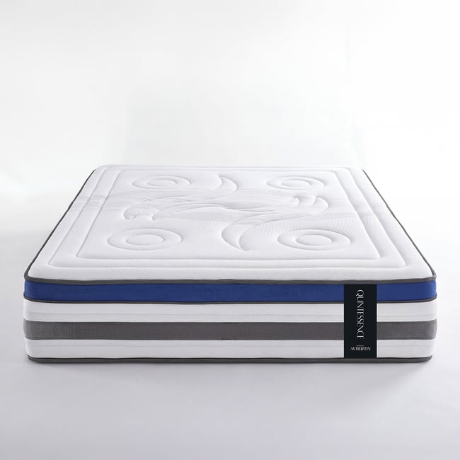 Matelas Mémoire de Forme - 30 cm - QUINTESSENCE Couleur blanc <span itemprop=