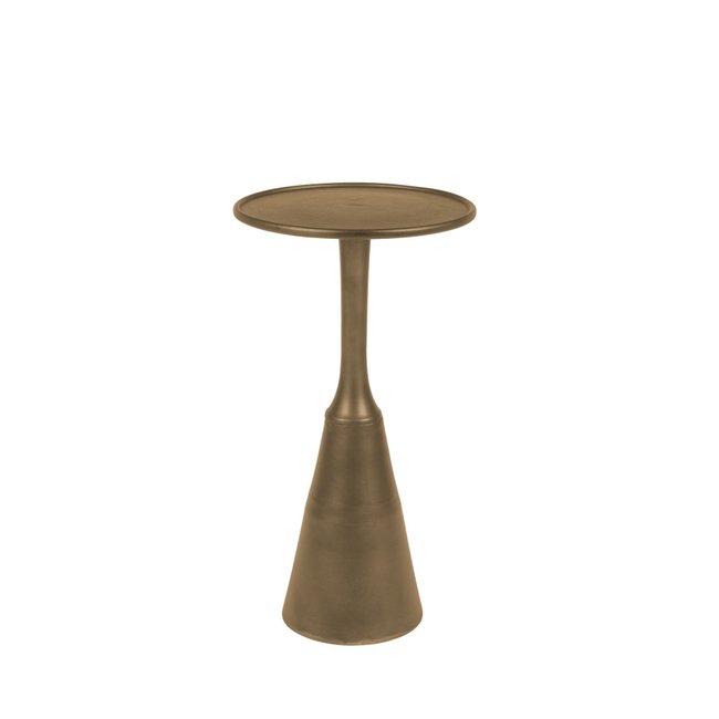 Table d'appoint ronde en métal ø35cm- NOAH - DRAWER