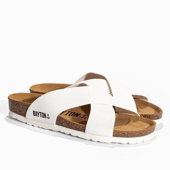 Sandales pour femme GOMERA blanc <span itemprop=