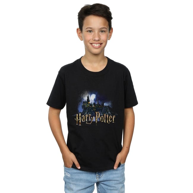 T-shirt HOGWARTS noir <span itemprop=