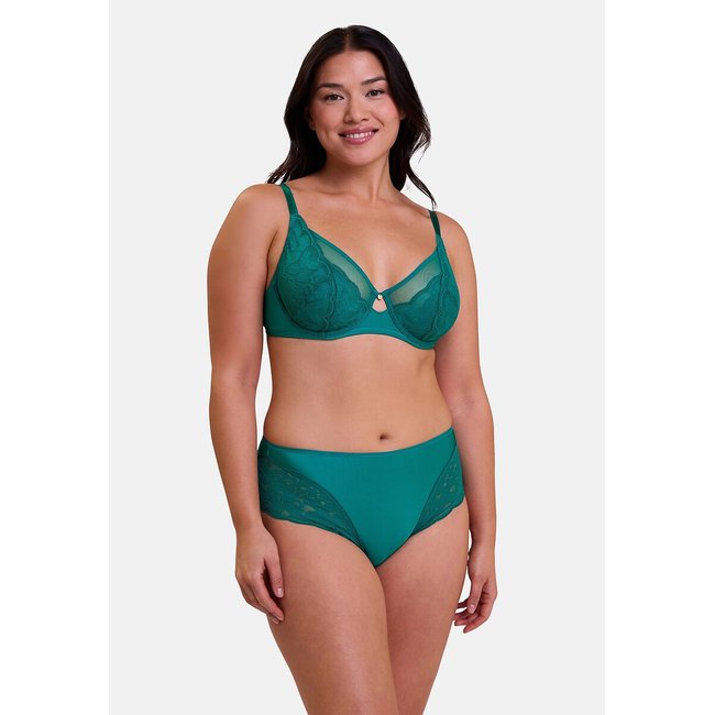 Braguita Romance verde esmeralda <span itemprop=