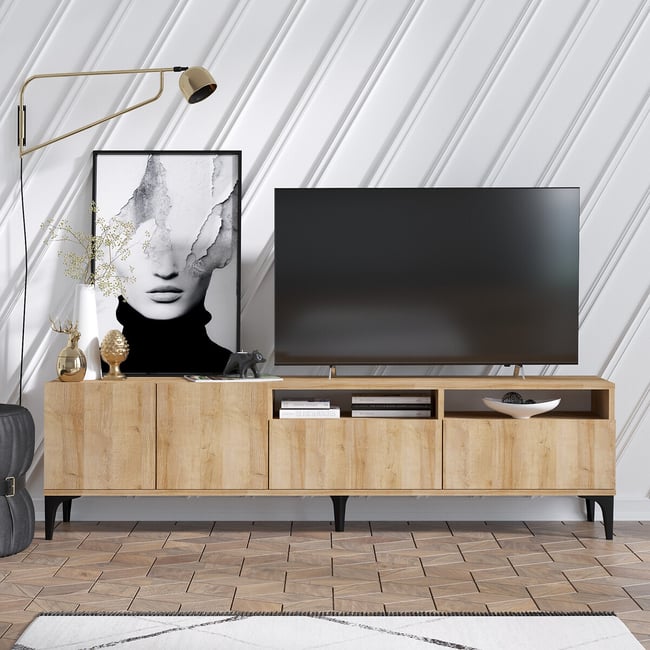 Тумба для ТВ Ross / Росс цвет дуб SO'HOME