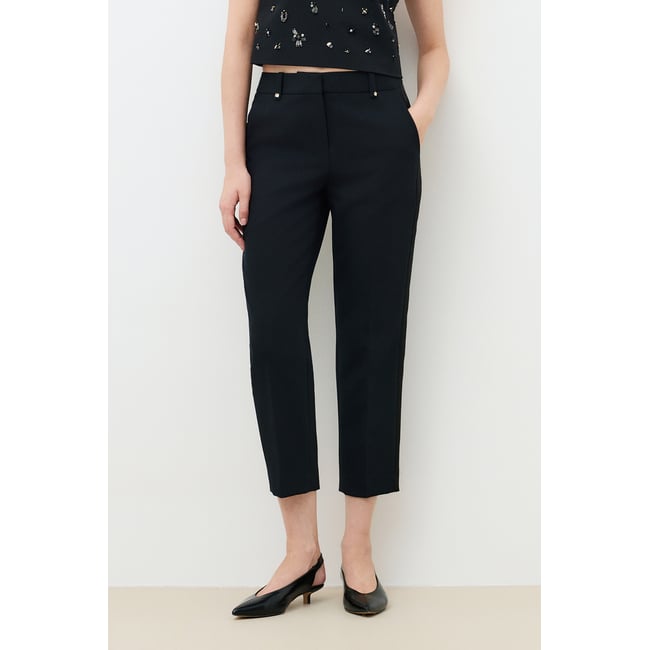 Pantalon droit moderne PSMOCK noir <span itemprop=