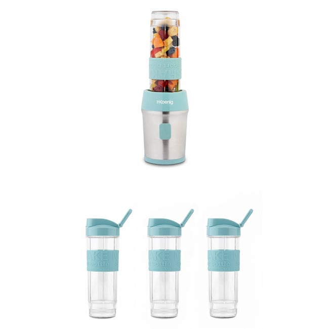 Blender portable et kit bouteilles - smoo16+btl16 vert <span itemprop=