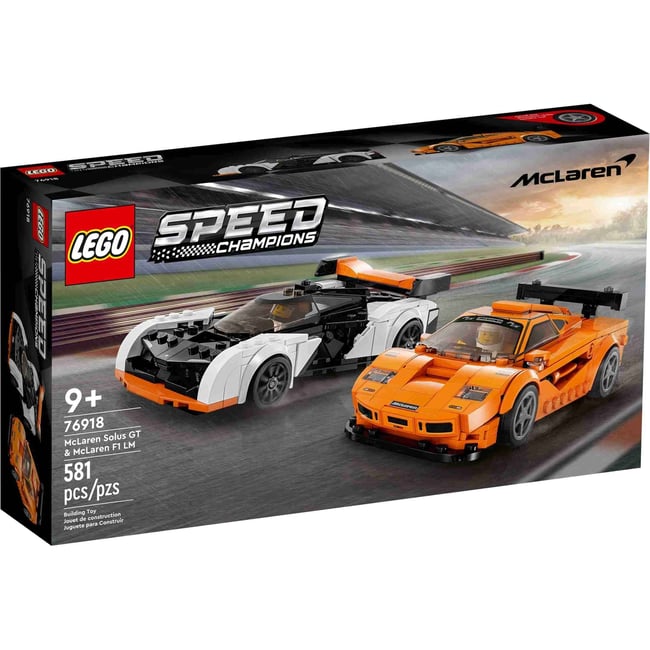 Speed Champions McLaren Solus GT et McLaren F1 LM multicolore <span itemprop=