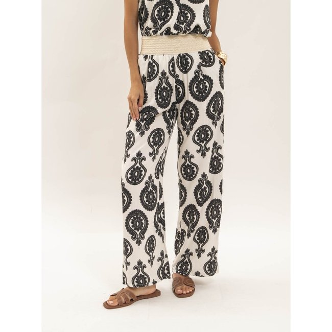 Pantalon Fluide Motifs Emiline - DONA LISA
