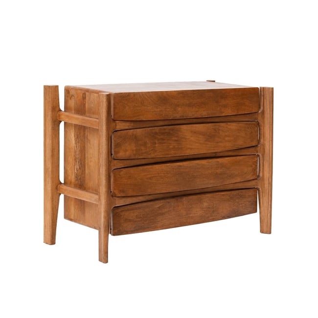 Commode en bois de manguier ROSANA Couleur bois clair <span itemprop=